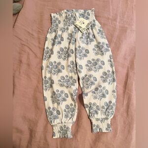 Kate Quinn Blue Dahlia Bubble Pants